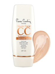 Pierre Cardin Nude Face CC Foundation Second Skin CC Cream 30ml (VARIOUS SHADES)