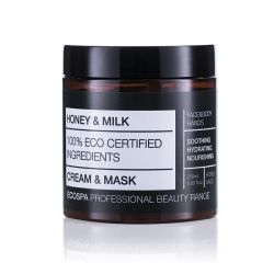 Крем - маска за лице и тяло с Мед и Мляко EcoSpa Honey & Milk Cream & Mask 250ml 
