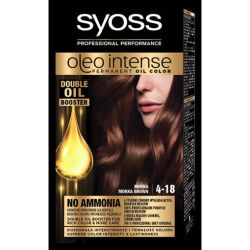 Безамонячна боя Syoss Oleo Itense Ammonia Free Hair Color 4-18 МОКА КАФЯВ
