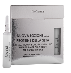 Ампули с протеини от коприна, течни кристали и ленено семе Biopharma Bio Oil Ampoules 5х15ml