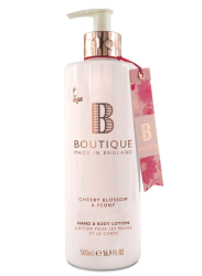 Лосион за тяло и ръце Череша и Божур Boutique Cherry Blossom & Peony Hand & Body Lotion 500ml