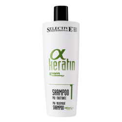 Подготвителен и дълбокопочистващ шампоан Selective A Keratin Pre-Treatment Shampoo N1 500ml