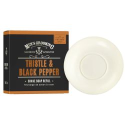 Сапун за бръснене с Трън и Пипер Scottish Fine Soaps Men's Grooming Thistle & Black Pepper Shave Soap 100g