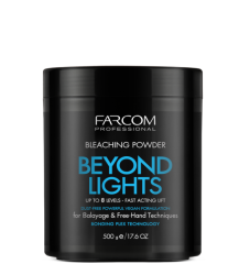 Обезцветяваща супра за коса Farcom Professional Bleaching Powder Beyond Lights 500g