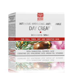 Интензивен възстановяващ и хидратиращ дневен крем против бръчки Bodi Beauty Rooibos Star Intensive Hydrating Anti-Wrinkle Day Cream 50ml 