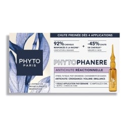 Ампули против реактивен косопад при стрес, умора и след раждане Phyto Phytophanere Anti-Reactive Hair Loss Treatment 12x5 ml