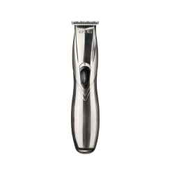 Professional trimmer with T-shaped blade, Li-Ion battery and cordless operation Andis D-8 Slimline Li Chrome
