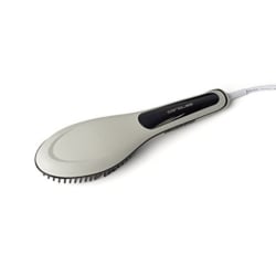 Професионална топла четка за изправяне, разресване и изглаждане с йонна технология Corioliss Hot Brush Grey