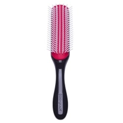Brush for combing, smoothing and styling for brittle and curly hair Denman D3 CROWN Black