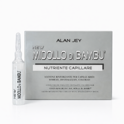 Възстановяващи ампули за суха и изтощена коса с бамбук Alan Jey Midollo di Bambu Lotion 10x10 ml