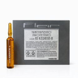 Ампули за коса с кератин за възстановяване, защита и еластичност Alan Jey Fleir Keratin A Lotion 10x10 ml