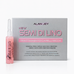 Ампули за суха и третирана коса с ленено семе за възстановяване, хидратация и блясък Alan Jey Semi Di Lino Lotion 10x10 ml