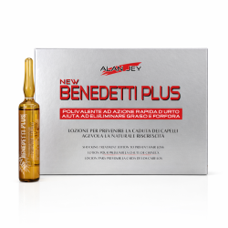 Ампули против косопад за стимулиране на растежа, балансиране на скалпа и грижа против омазняване Alan Jay Benedetti Plus Shocking Treatment Lotion 10x10 ml