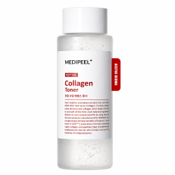 Успокояващ тонер за суха, дехидратирана и чувствителна кожа с пробиотици, колаген и хиалуронова киселина MEDI-PEEL Red Lacto Collagen Soothing Essence Toner 200 ml