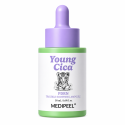 Ампула за чувствителна, зачервена и проблемна кожа с PDRN, центела, ниацинамид и хиалуронова киселина MEDI-PEEL Young Cica PDRN Trouble Soothing Ampoule 50 ml
