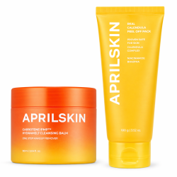  APRILSKIN Carrotene IPMP Hydramelt Cleansing Balm 90 ml + Pink Aloe Pack Cleanser 120 g