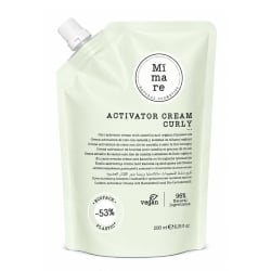 Крем за къдрава коса за дефинирани къдрици и анти фриз ефект MIMARE Curly Method Leave-In Cream 200 ml