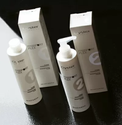 Терапия за защита и възстановяване на косата при химически процедури Oyster Passport Plex 2x250ml 