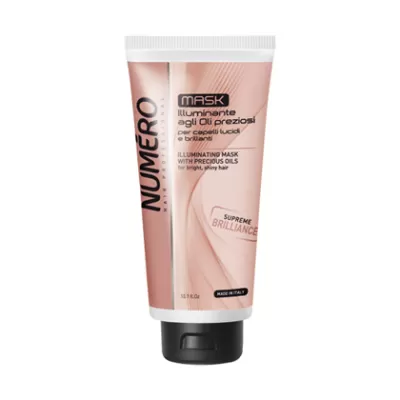 Озаряваща маска за блясък Brelil Numero Illuminating Mask with Precious Oils for bright, shiny Hair
