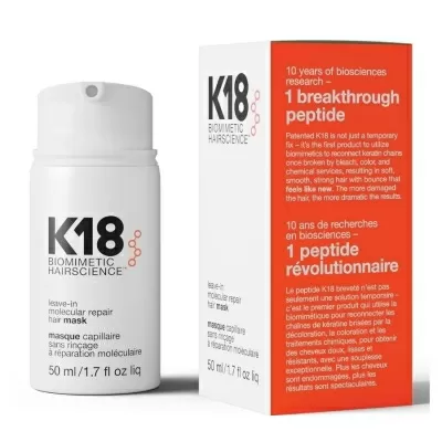 Интензивна терапия за молекулярно възстановяване K18 Leave-in Molecular Repair Hair Mask 