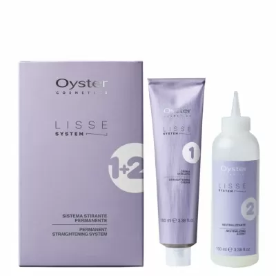 Система за трайно изправяне на косата Oyster Lisse System Kit Professional Straghtening System 100ml + 100ml