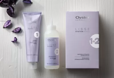 Система за трайно изправяне на косата Oyster Lisse System Kit Professional Straghtening System 100ml + 100ml