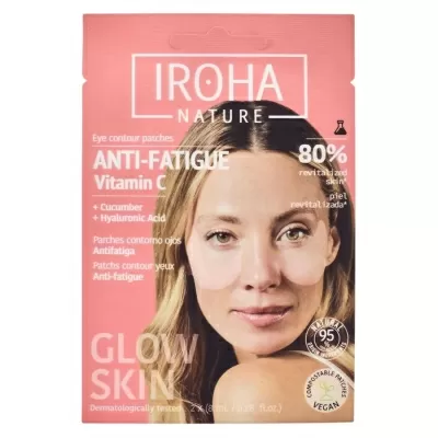 Пачове за очи срещу тъмни кръгове с Витамин С Iroha Anti-fatigue and Illuminating Eye Contour Patches with Vitamin C