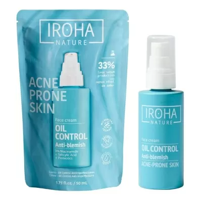 Крем за лице против несъвършенства с 5% ниацинамид Iroha Oil Control Anti-Blemish Cream 50ml