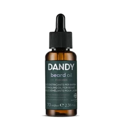 Подхранващо масло за брада и мустак с арган, баобаб и ленено масло Lisap DANDY Beard Oil 70 ml