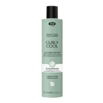 Еластизиращ балсам за къдрава и чуплива коса с CurlRevive Complex и екстракт от боровинка Lisap Top Care Curly Cool Elasticizing Conditioner 250 ml