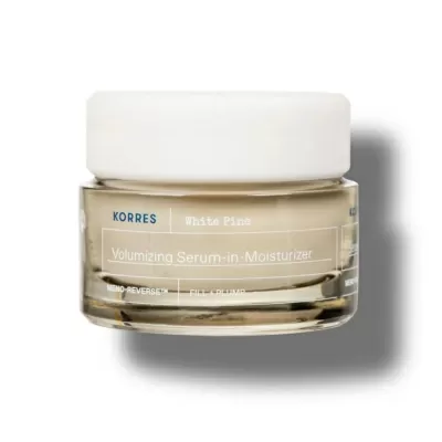 Крем - серум за зряла кожа след менопауза с бял бор Korres White Pine Volumizing Serum-In-Moisturizer 40 ml