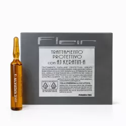Ампули за коса с кератин за възстановяване, защита и еластичност Alan Jey Fleir Keratin A Lotion 10x10 ml