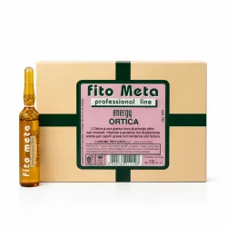 Ампули против пърхот и омазняване за балансиран скалп и жизнена коса Alan Jey Fito Meta Energy Ortica Lotion 10x10 ml