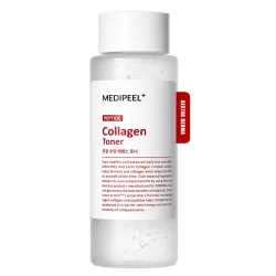 Успокояващ тонер за суха, дехидратирана и чувствителна кожа с пробиотици, колаген и хиалуронова киселина MEDI-PEEL Red Lacto Collagen Soothing Essence Toner 200 ml