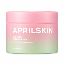 Почистващ продукт за чувствителна, проблемна и дехидратирана кожа с алое и мадекососид APRILSKIN Pink Aloe Facial Polish Cleanser 120 g