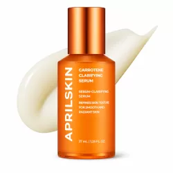 Серум за акне, зачервяване и проблемна кожа с морковен екстракт, ниацинамид и бета-каротин APRILSKIN Real Carrotene Blemish Clear Serum 37 ml