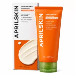 Лосион за тяло при акне и груба кожа със салицилова киселина, ниацинамид, серамиди и пантенол APRILSKIN Carrotene IPMP™ Soothing Body Lotion 200 ml