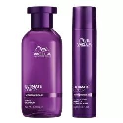 Комплект за боядисана коса за блясък, мекота и защита на цвета Wella Professionals Ultimate Color Duo Set