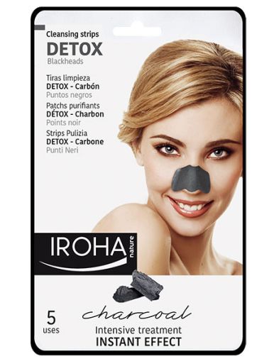 IROHA Интензивна детоксикираща TISSUE маска с активен въглен и хиауронова киселина