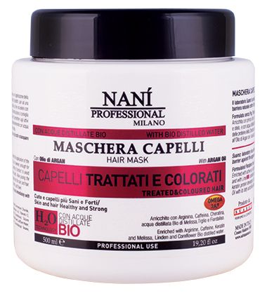 Маска за боядисана и третирана коса Nani Professional Treated & Coloured Hair Mask 500ml