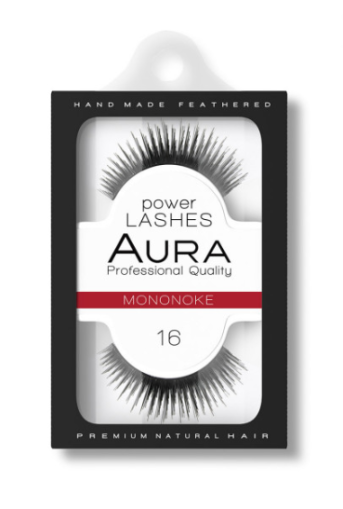 Мигли от естествен косъм Aura Power Lashes False Eyelashes 16 Mononoke