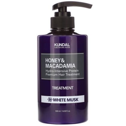 Възстановяващ балсам с бял мускус Kundal Honey & Macadamia Treatment White Musk 500ml 