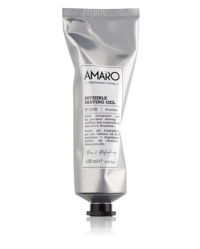 Прозрачен гел за бръснене Amaro Invisible Shaving Gel 125ml