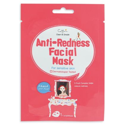 Маска за лице против зачервявания Cettua Clean & Simple Anti-Redness Facial Mask 