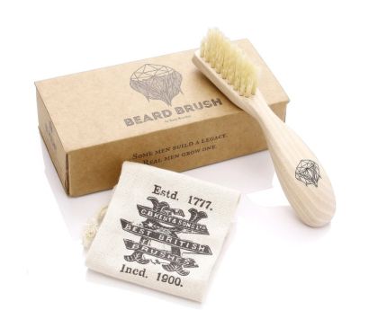 Ръчно изработена дървена четка за брада Kent Wooden Handmade Beard Brush