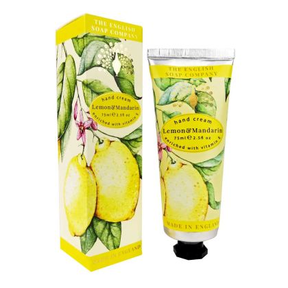 The English Soap Company Lemon and Mandarin Hand Cream 75ml 