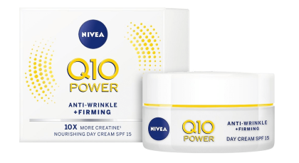 Стягащ дневен крем за лице против бръчки Nivea Q10 Power SPF 15 Anti-Wrinkle + Firming Day Cream 50ml 