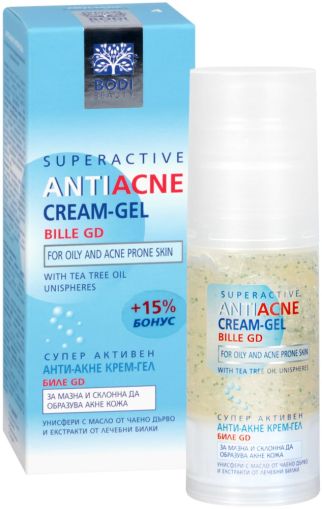 Анти-акне крем - гел за лице Bodi Beauty Bille GD Superactive Anti Acne Cream-Gel 50ml 