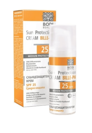 Слънцезащитен крем за лице Bodi Beauty Bille PH Sun Protection Cream SPF25 50ml 