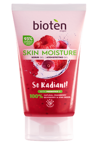 Ексфолиращ гел - скраб за лице с червени плодове Bioten Skin Moisture So Radiant! Scrub Gel 150ml 